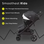 Jeep Destination Ultralight Side x Side Double Stroller - Image 6