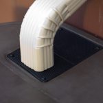 40 Gallon Rain Barrel with Darkened Ribs   Oak - Image 4