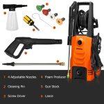 3500PSI Electric Pressure Washer, 1800W 2.6 GPM Portable Electric Power Washer with 4 Nozzles - Image 23