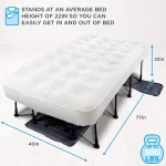 Ivation EZ-Bed Self Inflating Air Mattress, Twin Air Mattress with Built In Pump & Case - Image 5