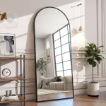 Metal Arch Full Length Mirror Floor Mirror Wall-Mounted - Image 37