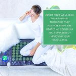 HealthyLine Far Infrared Heating Pad - Hot Stones Jade Tourmaline - Negative Ions - Mesh JT Mat Full 7224 Soft Light InfraMat Pro? - Image 5