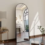 Metal Arch Full Length Mirror Floor Mirror Wall-Mounted - Image 5