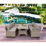 Delia 3 - Piece Rattan Seating Group with Cushions - Image 6