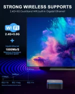 Kamrui Mini PC, AK1 Pro 12GB RAM 256GB SSD - Image 6