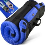 Thick Memory Foam Camping Pad Futon Mattress Full, Portable Floor Sleeping Mat Sleepover Guest Bed Roll Up Mattress for Indoor Outdoor Travel - Image 3
