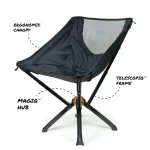 CLIQ Portable Folding Chair for Camping, Supports 300 Lbs - Image 3