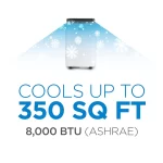 BLACK+DECKER 8,000 BTU Portable Air Conditioner up to 350 Sq.Ft - Image 5