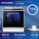 Portable Countertop Dishwasher with 5-Liter Built-In Water Tank and Air-Dry Function, 5 Washing Programs - Image 9