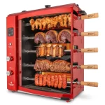 Brazilian Flame Churrasco? Gas Rotisserie Oven Grill Roaster with Auto Rotating Skewers for Rotisserie Chicken, Brazilian Style BBQ and Churrasco, Shawarma Machine, Propane Grill - 2024 Series